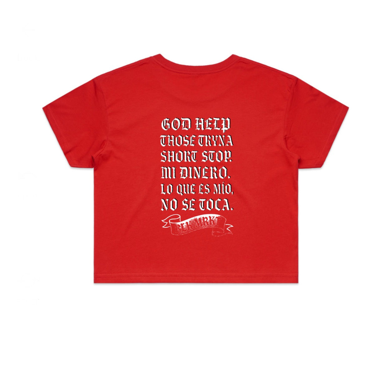 Women’s prayer crop tee