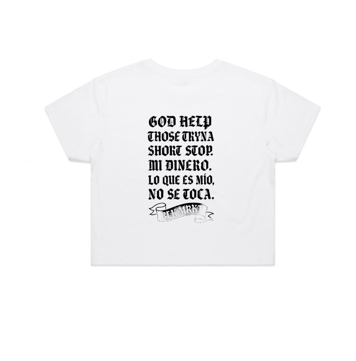 Women’s prayer crop tee